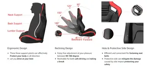 Asientos Deportivos Recaro Personalizados para Autocaravanas, Asientos de Fibra de Carbono Tipo Bucket, Gran Venta BJYD - Product Image 2