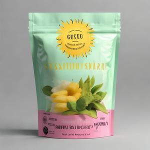 Sachets Doypack personnalisés en aluminium et plastique avec fermeture éclair, haute barrière, qualité alimentaire, pour noix de cajou brutes, 6oz 12oz, vente en gros OEM - Product Image 1