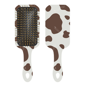 Wanmei personalizzato stampa leopardo pettine spazzola per capelli per donne taglio capelli salone pettine - Product Image 6
