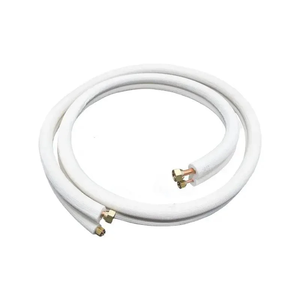 Tubo de cobre de 1/4 '3/8' aislado de espuma PE de 10m para sistemas HVAC divididos centrales Tubo de conexión de aire acondicionado - Product Image 1