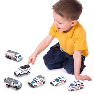 Samtoy 6PCS L'hôpital 1:<span class=keywords><strong>64</strong></span> Friction Alliage Moulé Sous Pression Véhicules Modèle Mini Jouet Voitures <span class=keywords><strong>Ambulance</strong></span> Jouet pour Enfants - Product Image 6