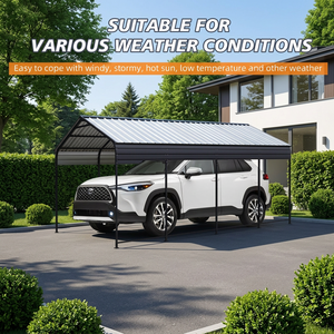 <span class=keywords><strong>Abri</strong></span> de <span class=keywords><strong>voiture</strong></span> en aluminium imperméable 12x20 pieds, <span class=keywords><strong>abri</strong></span> extérieur pour voitures, résistant à la rouille, durable, assemblage DIY portable - Product Image 1