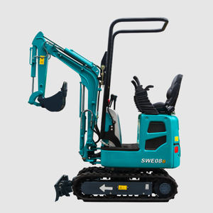 Miniexcavadora de alta calidad de 0,8 toneladas, miniexcavadora SWE08B de 1 tonelada con componentes de núcleo Euro V EPA 4 DE Eaton, oruga de tipo móvil - Product Image 1