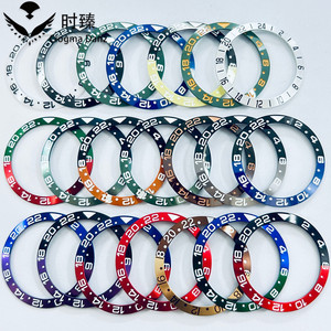 Ghiera Inclinata in Ceramica e Alluminio Nera, Blu, Verde, Grigia da 38mm/30.6mm, Adatta per Cassa Orologio da 40mm SUB GMT YM - Direttamente dalla Fabbrica - Product Image 3