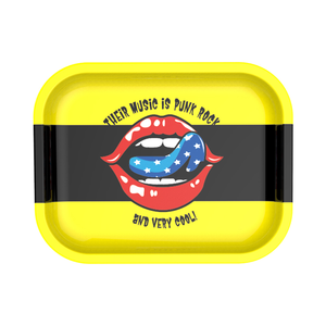 Nhà Sản Xuất Bán Buôn Biểu Tượng Tùy Chỉnh Cán Khay Trống Thuốc Lá Thiếc Hút Nhỏ Kim Loại Khay - Product Image 2