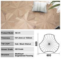 Échantillon de Parquet Contrecollé en Bois Haute Durabilité et Finition Naturelle pour Espaces Résidentiels et Commerciaux