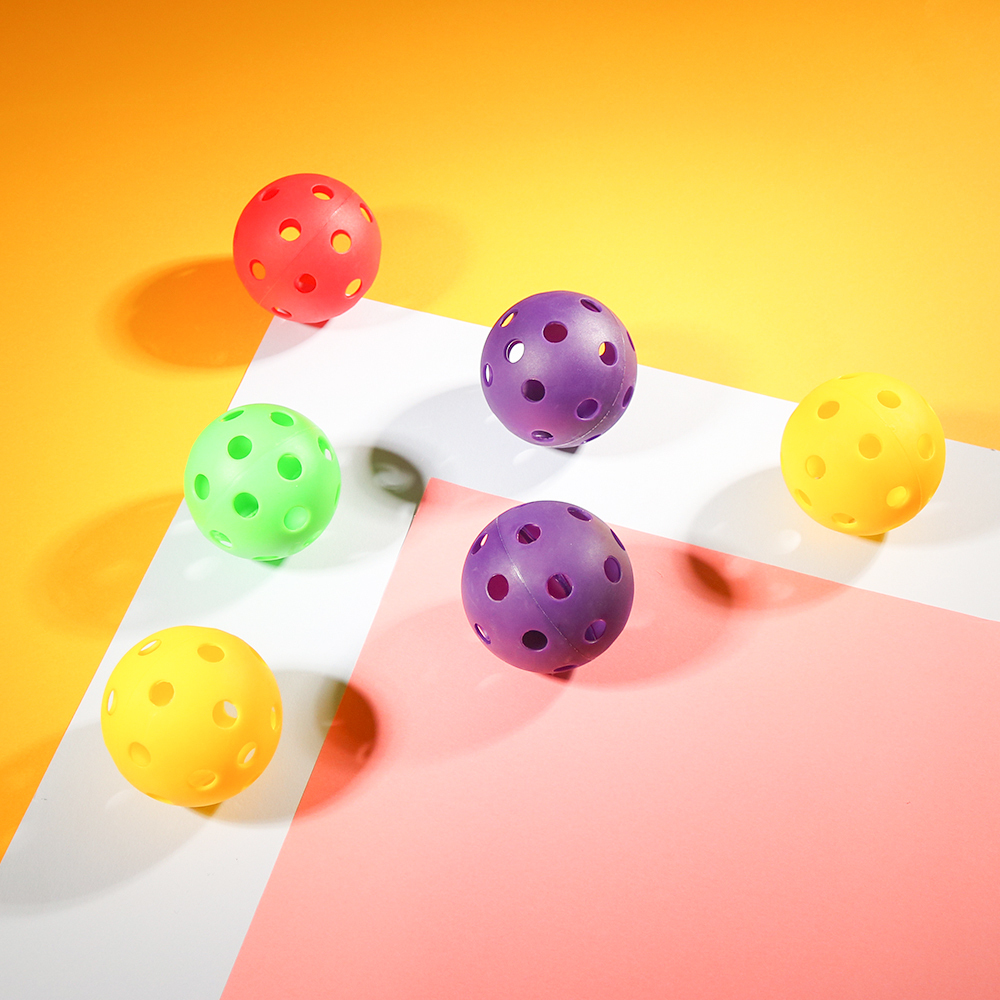 Wholesale Pickleballs Official High-quality Pickle Ball Custom Logo Pickleball Balls Colorful Accessories