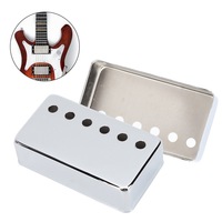 2Pcs Pickup Cover Metal Musical Instrument Accessories for 6-String Electric Guitar