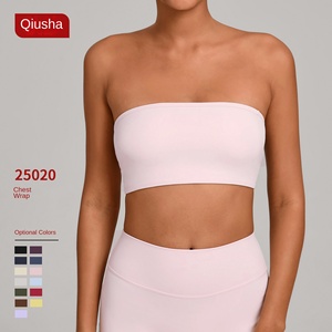 Ropa interior de gimnasio de alta intensidad para mujer, sujetadores deportivos acolchados sin costuras, Tops de Yoga para Fitness, sujetador para correr, <span class=keywords><strong>Top</strong></span> corto de realce a prueba de golpes - Product Image 1