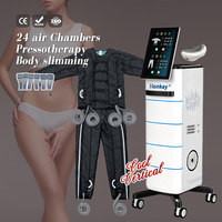 Appareil de massage professionnel à compression d'air à 24 chambres, bottes de drainage lymphatique pour la récupération des athlètes et la rééducation