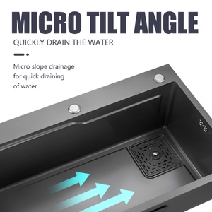 Modern Luxury Single Bowl <b>Kitchen</b> <b>Sink</b> Stainless Steel Thickened Steel Plate Multifunctional - Product Image 4