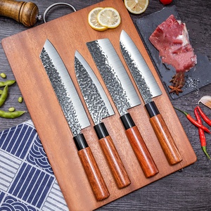 Vente en gros de couteaux de chef japonais professionnels en acier inoxydable forgé à la main, écologiques, ensemble de couteaux à poisson, à viande, à découper, à hacher, à boucher - Product Image 3