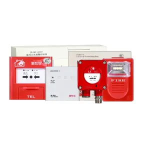 Adressage de la série d'alarme incendie Système de contrôle de la température de fumée Détecteur intelligent de température de fumée composite