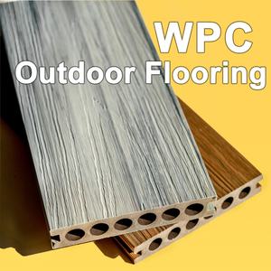 Design moderno Co-Extrusão De Plástico De Madeira Euro Composto Decking Board Impermeável Ao Ar Livre para Piso <span class=keywords><strong>Trex</strong></span> com WPC Decking - Product Image 4