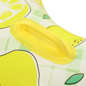 Flotador de Natación con Forma de Limón, Inflable, de PVC, para Niños, con Diseño de Dibujos Animados, Accesorio para Deportes Acuáticos - Product Image 3