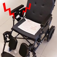 Tapis de détection d'alarme pour chaise en plastique blanc 30x30cm Prévention des chutes CareWatch PA-Chair