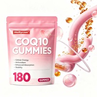 Complément alimentaire GMP à marque privée : Gommes végétariennes de Coenzyme Q10 pour la santé cardiaque – Vitamines et supplément de COQ