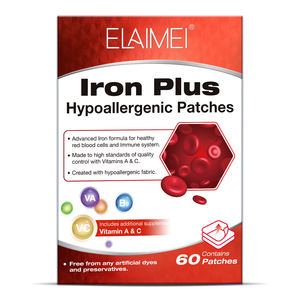 ELAIMEI Hierro Hipoalergénico Vitamina Parches Metabolismo Saludable y Sistema Inmune Suplementos para Boca Nasal y Cuerpo - Product Image 1