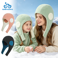 Nuevo gorro de doble cara para padres e hijos, gorro grueso y cálido con orejeras, gorro deportivo resistente al viento y al frío para esquiar, montar en bicicleta