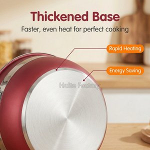 Juego de Utensilios de Cocina de Diseño Moderno de 12 Piezas con Sartén, Olla para Sopa y Olla para Leche para Cocina - Product Image 2
