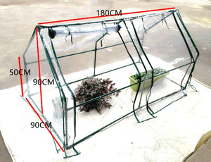 Soporte para Plantas de Cuarto Piso, con Cubierta Transparente de PVC, sin Polea Inferior, para Flores - Product Image 6