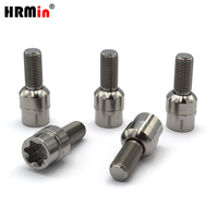 HRMin usine haute qualité rondelle flottante Torx tête Gr.5 boulon de roue en titane boulon en titane M14 * 1.5*35mm pour voiture de course Porsche