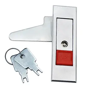 MS603 düğme kilidi dağıtım dolabı dosya dolabı kilidi elektrik kutusu düz kilit sıçrama anahtarlama kabini yangın kapısı
