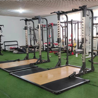 Plataforma de Entrenamiento de Fuerza con Soporte para Sentadillas de Acero Inoxidable para Gimnasio, Equipo de Gimnasio Comercial