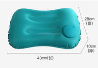Oreiller gonflable en PVC ultraléger de nouvelle conception, en forme de brique, pour le camping et les voyages