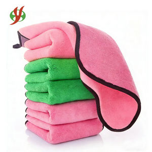 Serviette de séchage pour voiture en microfibre écologique, double face, <span class=keywords><strong>non</strong></span> abrasive, pour le detailing automobile, fournie par l'usine - Product Image 1