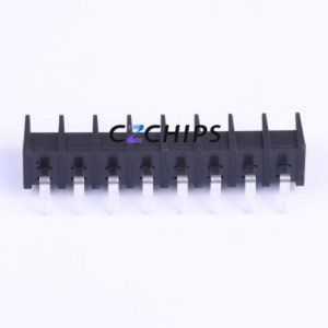 KF55R-10.0-8P Barrier Terminal Block Bent Lead Through Hole,P=10mm Connector Two Sides 10mm 1x8P Right Angle Pin - Product Image 2