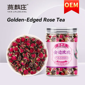 תה ורדים אורגני איכותי עם קצוות זהובים, ניצני ורדים מיובשים, טעם פרחוני מתוק, עשיר בויטמין C, ניצני ורדים מיובשים לשתייה יומיומית - Product Image 2