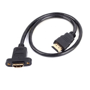 Cáp Nối Dài <span class=keywords><strong>HDMI</strong></span> Mạ Vàng 30Cm 50Cm 60Cm 1M 1.5M Đực Sang Cái Có Vít Gắn Bảng <span class=keywords><strong>V1.4</strong></span> Cho HDTV PSP 1080P - Product Image 3