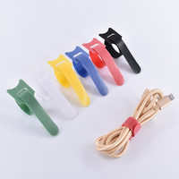Attaches de câble en nylon en gros d'usine 100mm crochet et boucle autobloquants 12mm de largeur réutilisables