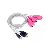 Cable USB a Puerto Serie de 1.5M, RS232 Macho/Hembra de 9 Pines, Puerto Serial a USB-232COM, Cable USB a Puerto Serie RS232