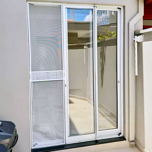Wholesale <strong>Aluminum</strong> Frame+Fiberglass Mosquito <strong>Net</strong> <strong>Expandable</strong> Retractable Fly Window Screens Adjustable Window Screen - Product Image 4