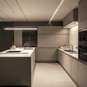 Cbmart מודרני <span class=keywords><strong>taj</strong></span> <span class=keywords><strong>mahal</strong></span> מטבח ארון באיכות גבוהה לכה להרים נייר ויניל מותאם אישית עבור ארונות מטבח - Product Image 1