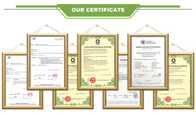 Manufacturer Customized Electrical Warning Label Printing Pet pvc pp bopp Label Sticker Roll