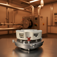Souffleur à turbine entièrement pré-mélangé 7800 tr/min avec moteur EC sans balais IP55 pour chaudière murale à gaz