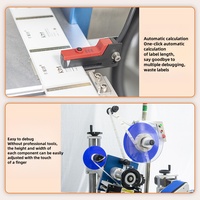Machine d'étiquetage automatique horizontale haute vitesse avec chargeur automatique pour crayons, baumes à lèvres et autocollants pour contenants ronds en plastique