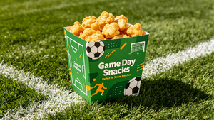 Contenitore per Popcorn e Snack 2026 per Partite di Calcio, Monouso, per Alimenti, Anti-olio, Personalizzabile in Fabbrica, da Asporto con Logo - Product Image 3