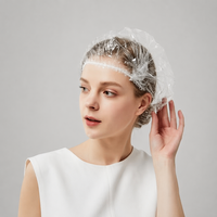 Lot de 4 outils de coiffure jetables durables en gros, comprenant une cape, des protège-oreilles, un bol et une brosse, pour salon professionnel