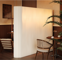 Paravent mural en papier lumineux, cloison souple pour salon et bureau, mur de fond mobile pliable au design épuré, vente en gros