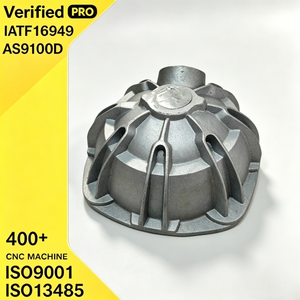 Boîtier en alliage coulé haute rigidité pour machines industrielles, embout de finition moulé par usinage CNC de précision avec nervures renforcées - Product Image 1