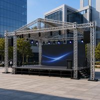 Plateforme de Scène Modulaire Carrée en Alliage d'Aluminium Pliable et Portable, Capacité de Charge 1000 kg, Idéale pour Mariages et Concerts – Approvisionnement Direct Usine