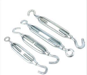 Crochets à œil en acier galvanisé zinc de type JIS DIN1480 M8 M12 M16 M24 à corps ouvert, tendeurs à œil, boulons - Product Image 2