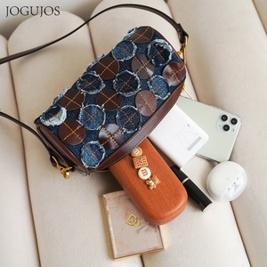 กระเป๋าสะพายผ้ายีนส์สไตล์ใหม่ กระเป๋าแฟชั่นอเนกประสงค์เหมาะสำหรับทุกโอกาส กระเป๋าสะพายข้างลำลองและระดับไฮเอนด์สำหรับผู้หญิง - Product Image 2