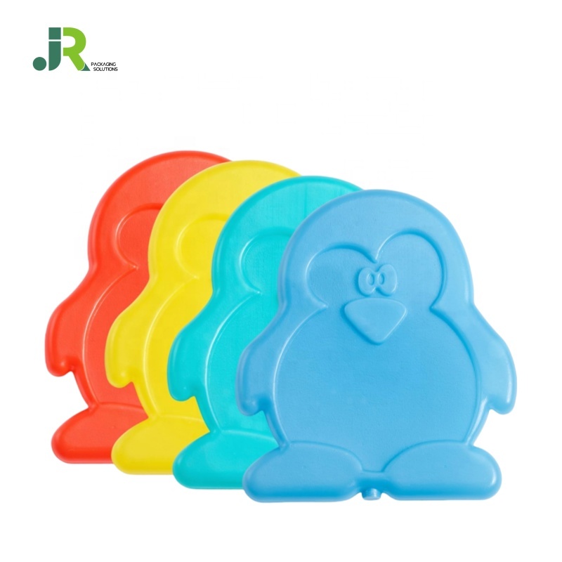Reusable Long-Lasting Eco-Friendly Recyclable Penguin Shape Slim Ice Packs for Lunch Boxes with Customizable Color Quick Freeze