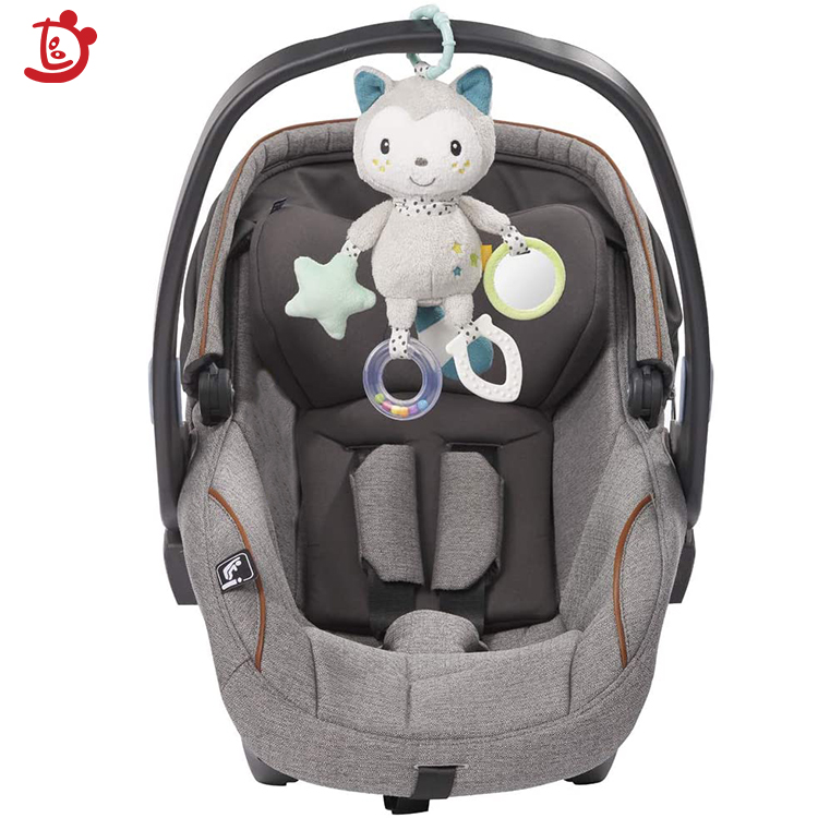 Hot Sale New Design owl Animal Shape Newborn Baby Toy Car Hanging Bed Hanging Baby Toys Customized Pulling Strings Sleeping Doll