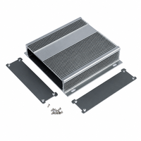 Boîtier de dissipateur thermique 143*31mm en aluminium extrudé, longueur personnalisée, bride de montage, boîtier électronique